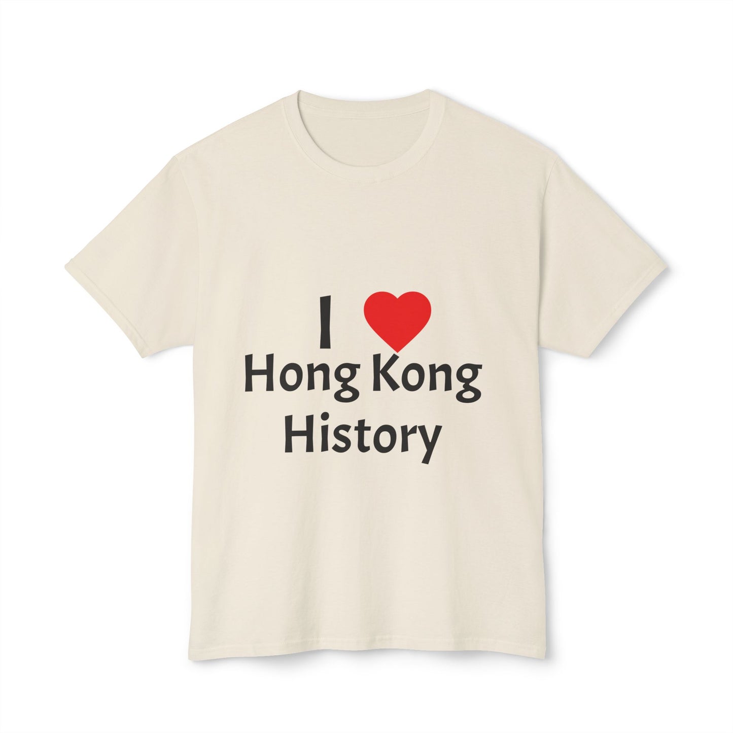 I Love Hong Kong History Unisex Cotton T-Shirt | Perfect Gift for History Buffs, Tourists, Souvenir, Travel Wear, City Pride