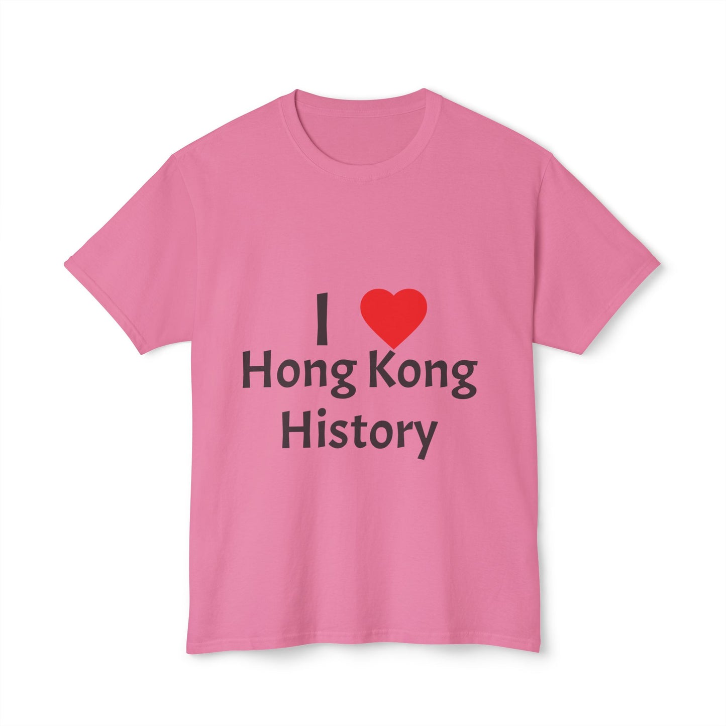 I Love Hong Kong History Unisex Cotton T-Shirt | Perfect Gift for History Buffs, Tourists, Souvenir, Travel Wear, City Pride