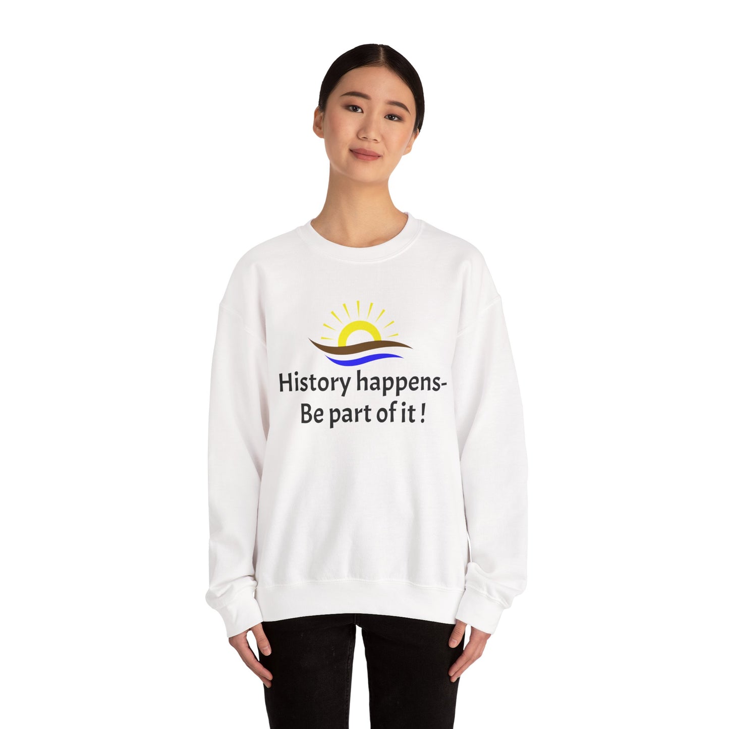 Men's Inspirational Quote Crewneck Sweatshirt