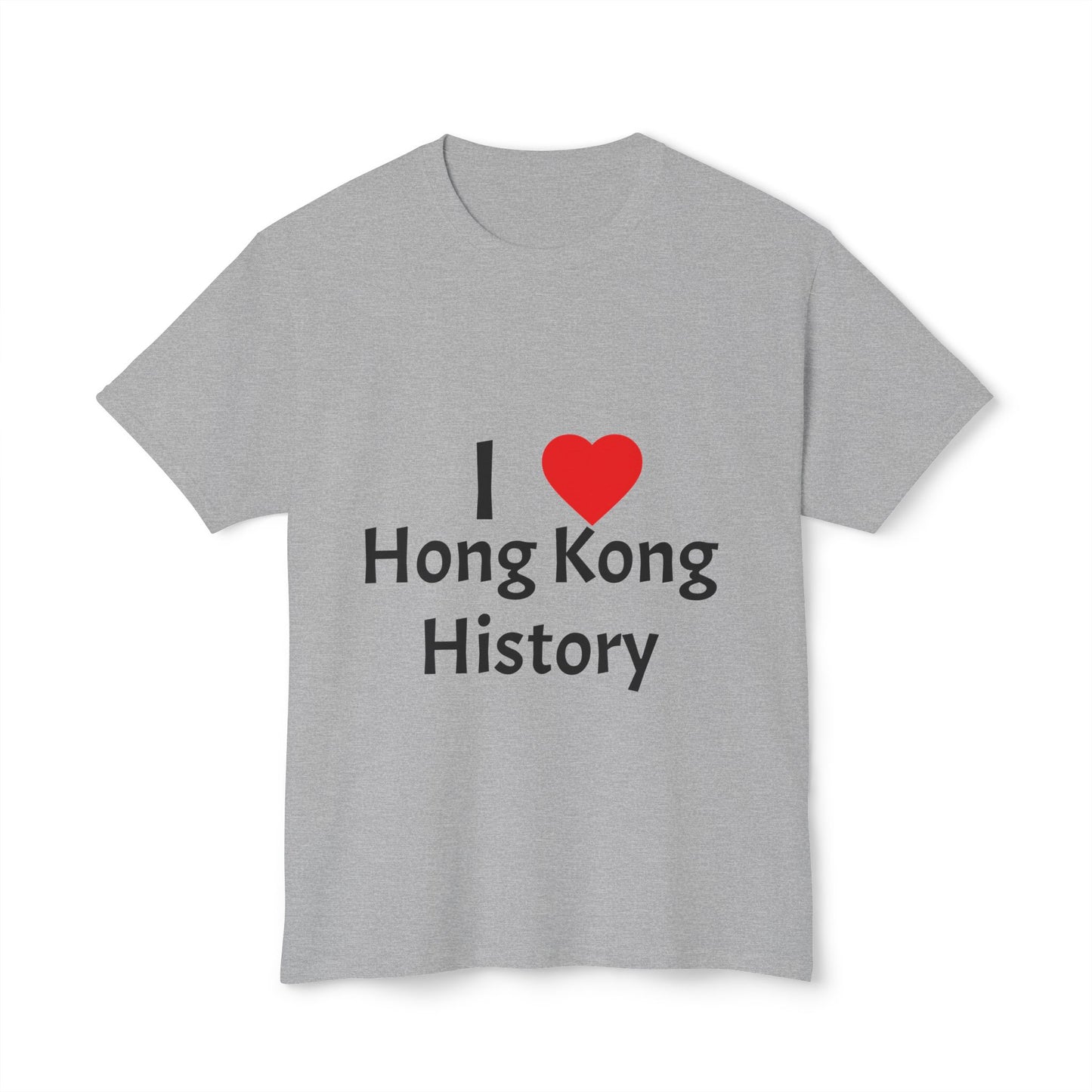 I Love Hong Kong History Unisex Cotton T-Shirt | Perfect Gift for History Buffs, Tourists, Souvenir, Travel Wear, City Pride