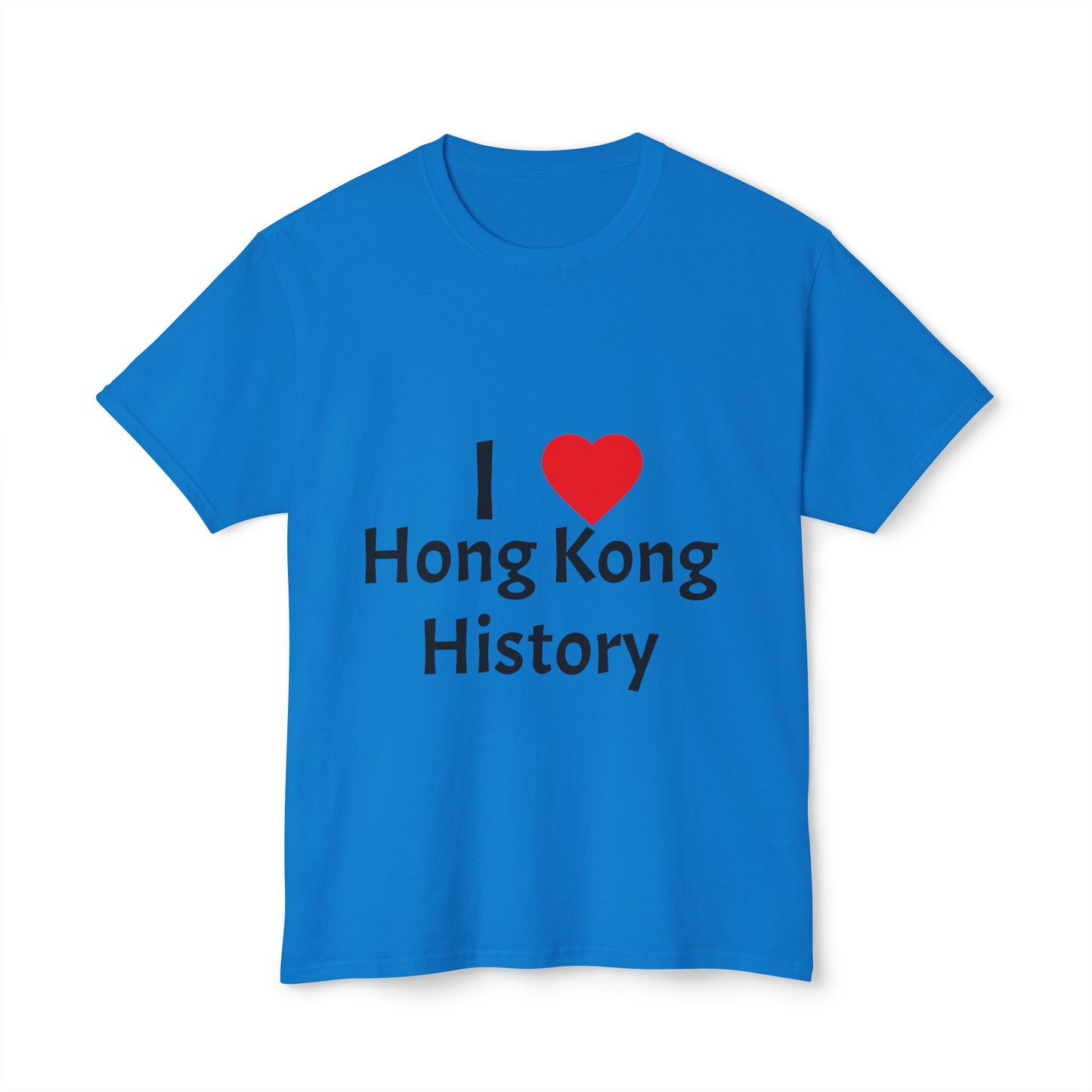I Love Hong Kong History Unisex Cotton T-Shirt | Perfect Gift for History Buffs, Tourists, Souvenir, Travel Wear, City Pride