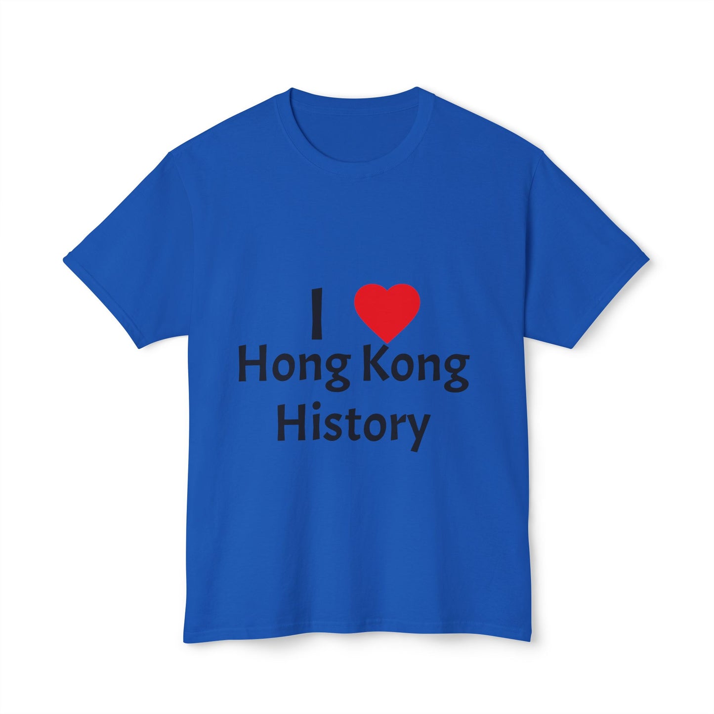 I Love Hong Kong History Unisex Cotton T-Shirt | Perfect Gift for History Buffs, Tourists, Souvenir, Travel Wear, City Pride
