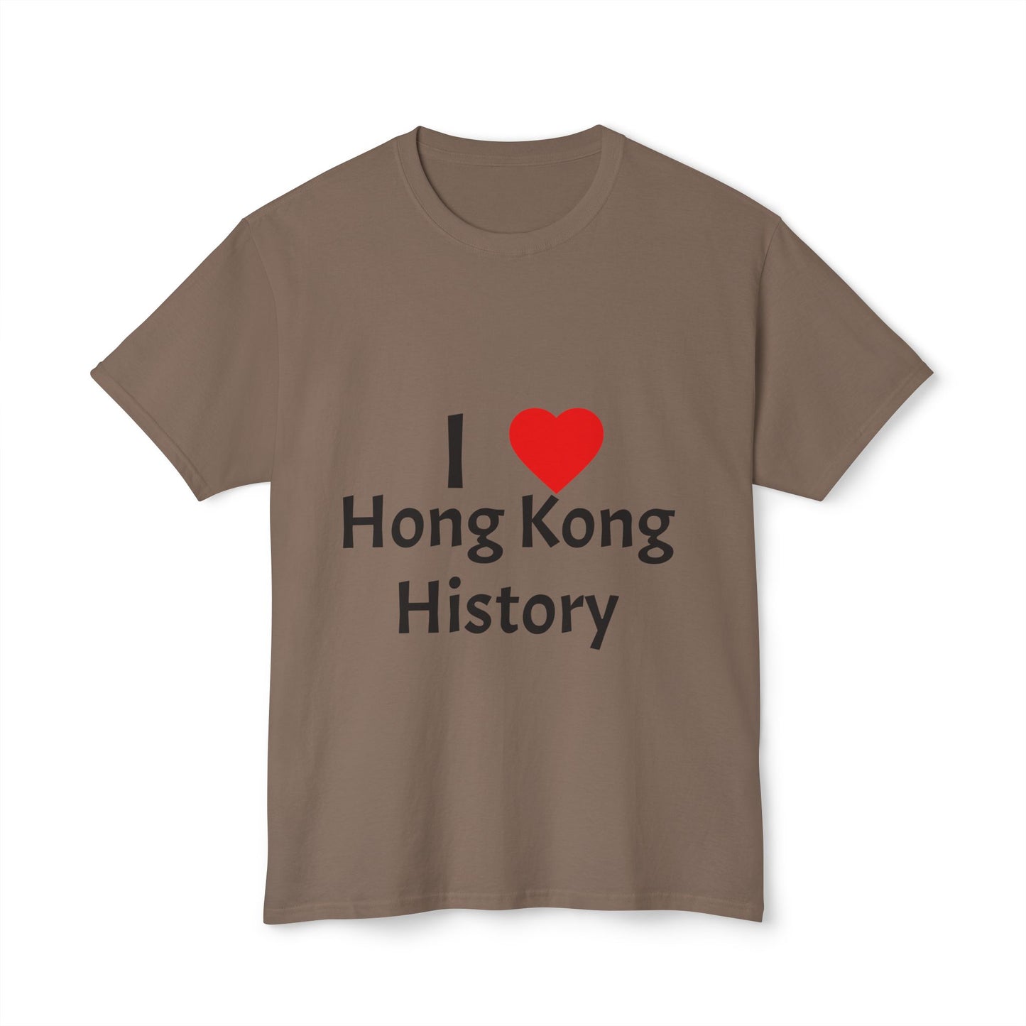 I Love Hong Kong History Unisex Cotton T-Shirt | Perfect Gift for History Buffs, Tourists, Souvenir, Travel Wear, City Pride